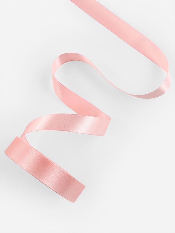 Лента атласная, 20 мм &times; 23&plusmn;1 м, розовая
