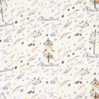 Бумага упаковочная тишью, новогодняя упаковка &laquo;Новогодняя ёлочка&raquo;, 50&times;66 см