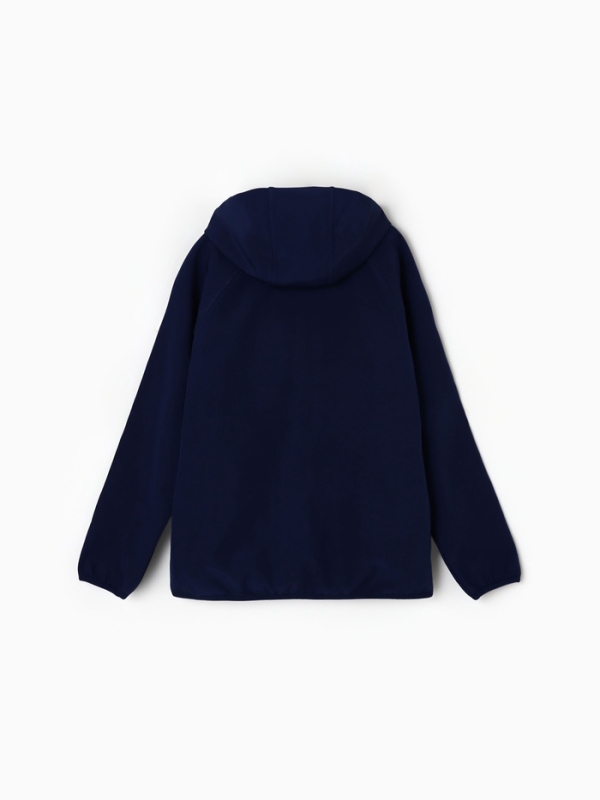 Ветровка демисезонная для мальчиков MINAKU из Softshell на флисе, непромокаемая, тёмно-синий, рост 110 см