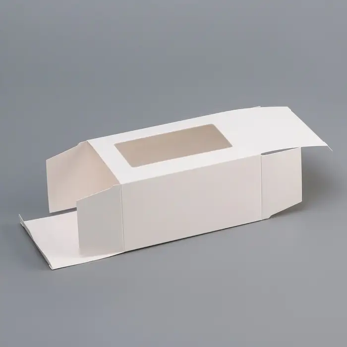 Коробка складная с окном 16&times;10&times;8 см