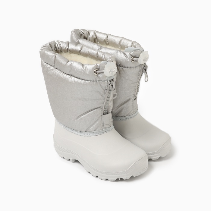 Д663 Сапоги детские из ЭВА с комбинированным верхом (жемчужный, 28) Д663 Сапоги детские из ЭВА с комбинированным верхом (жемчужный, 28)