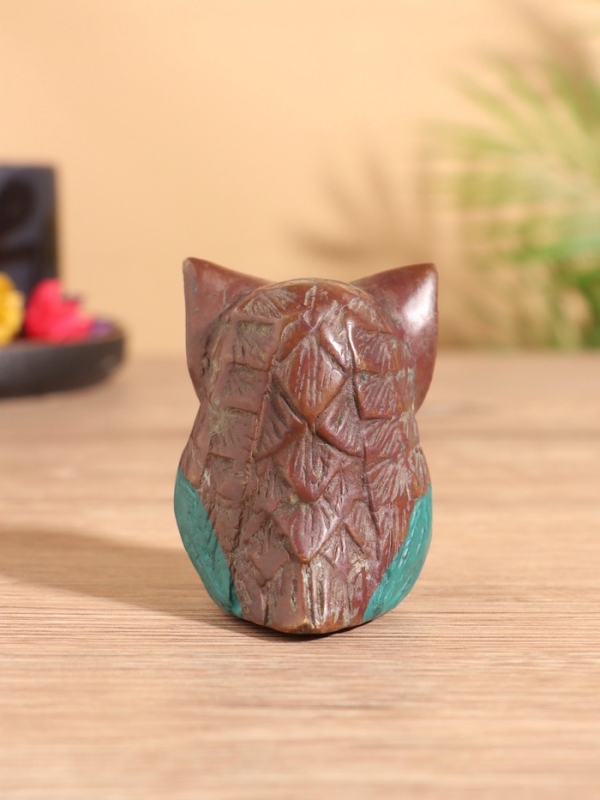 Сувенир бронза "Совёнок" 5х6х6 см