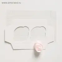 Коробка для капкейков, кондитерская упаковка, 2 ячейки &laquo;Только для тебя&raquo;, 16 х 8 х 10 см