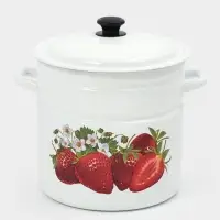 Кастр.цил.борт. 12л (белая)СА