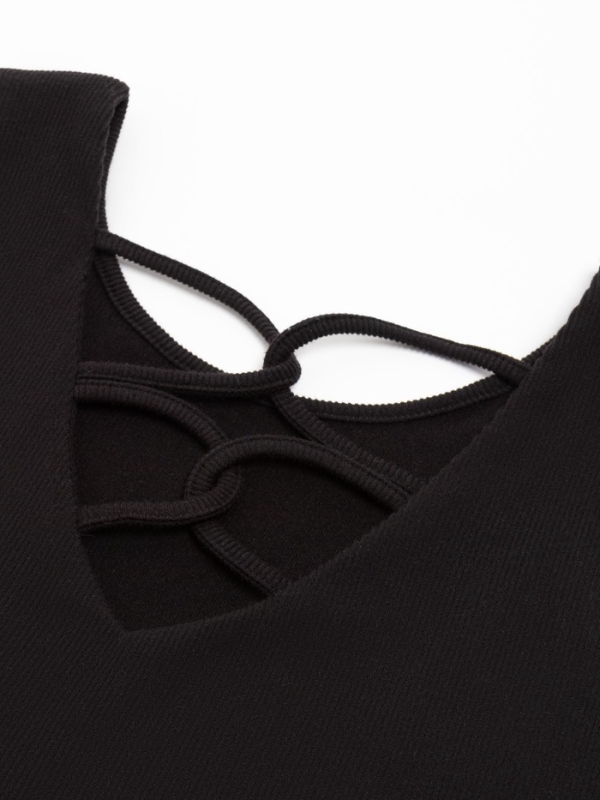 Топ женский MINAKU: Casual Collection цвет чёрный, размер 40