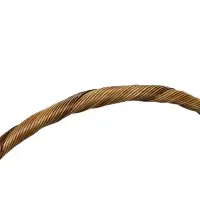 Корзина пластик 10 х 10 х 10 см, ручка__коричневый