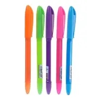 Ручка шариковая &laquo;Флуор&raquo; 0.7 мм, стержень синий, корпус, МИКС (штрихкод на штуке)