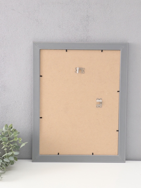 Фоторамка пластик "МИРАМ" 30х40 см, тёмно-серый