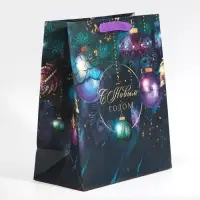 Пакет подарочный новогодний ламинированный &laquo;Магия&raquo;, ML 23 х 27 х 11.5 см