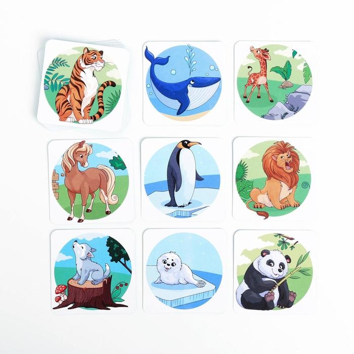 Настольная игра &laquo;Мемо. Мамы и малыши&raquo;, 28 карт, 3+