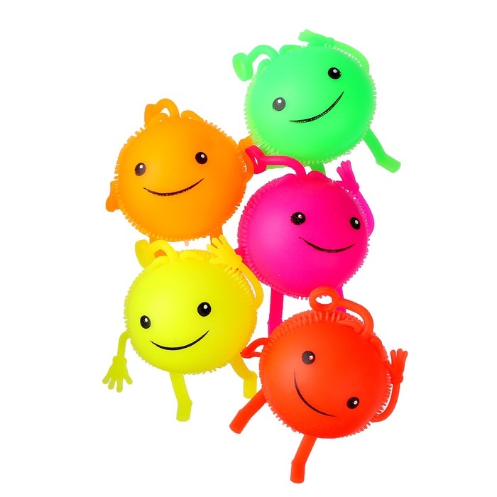 Ёжка &laquo;Улыбастик&raquo; световой, цвета МИКС