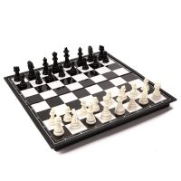 Шахматы 31 х 31 см, король h-5.8 см, d-2.3 см, доска и фигуры пластик