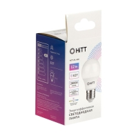 Лампа HiTT-PL, A60, 12 Вт, 230 В, E27, 4000 К