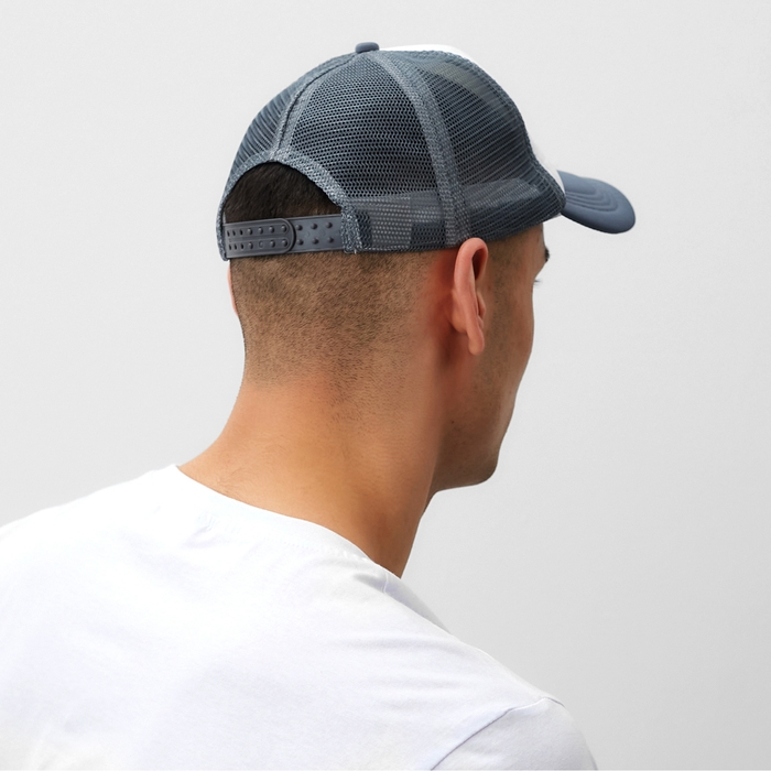 Бейсболка с сеткой MINAKU, цвет серый, размер 56-58