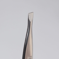 Пинцет скошенный, узкий, 9 см, цвет серебристый Пинцет скошенный, узкий, 9 см, цвет серебристый