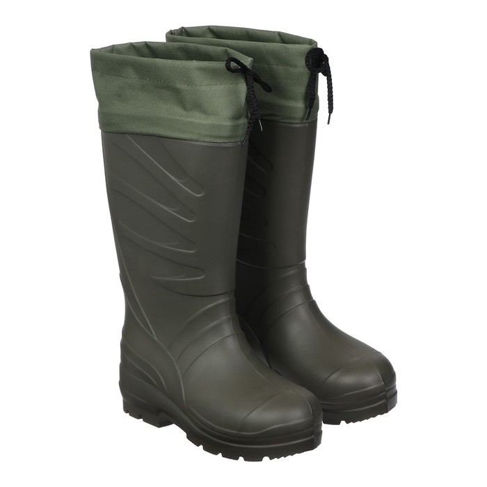 Сапоги мужские из ЭВА с надставкой и утеплителем, до -30&deg;С, размер 44-45, цвет оливковый