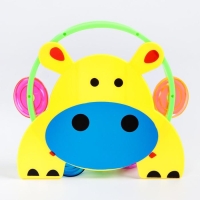 Погремушка - бубен &laquo;Зверушки&raquo;, виды МИКС, Крошка Я