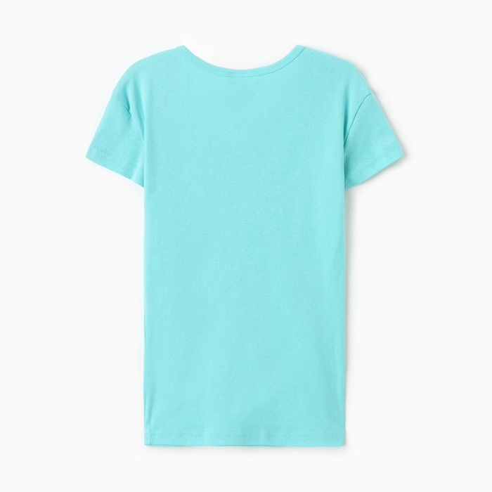 Футболка женская V-образный вырез, цвет бирюзовый, размер 48 Футболка женская V-образный вырез, цвет бирюзовый, размер 48