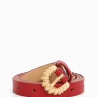 Ремень жен 03-01-01-01, Март2514, 1,8*0,3*110 см, без винта, пряж золото, 1 прокол,