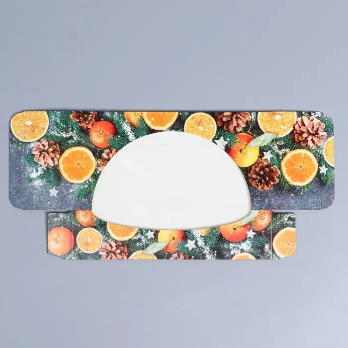 Коробка складная &laquo;Мандарины&raquo;, 20 x 10 x 5 см