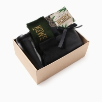 Набор подарочный "Змей" плед, носки, перчатки, термостакан