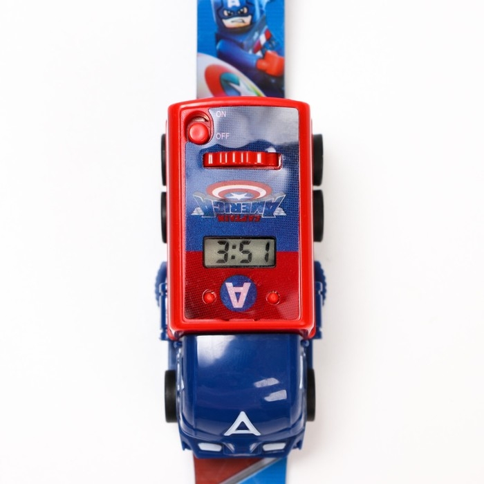 Часы-проектор электронные, 6 проекций, Мстители Часы-проектор электронные, 6 проекций, Мстители