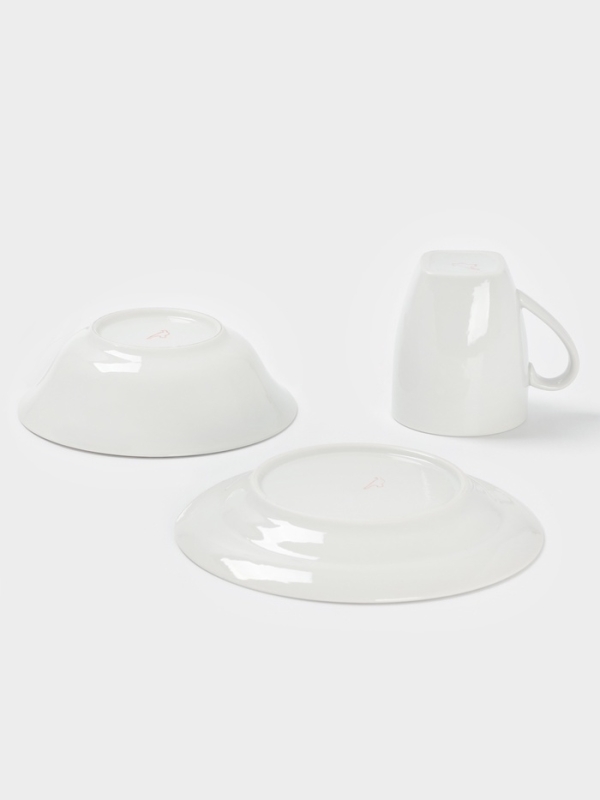 Набор посуды 3 предм. Зайка Голубой И.У.