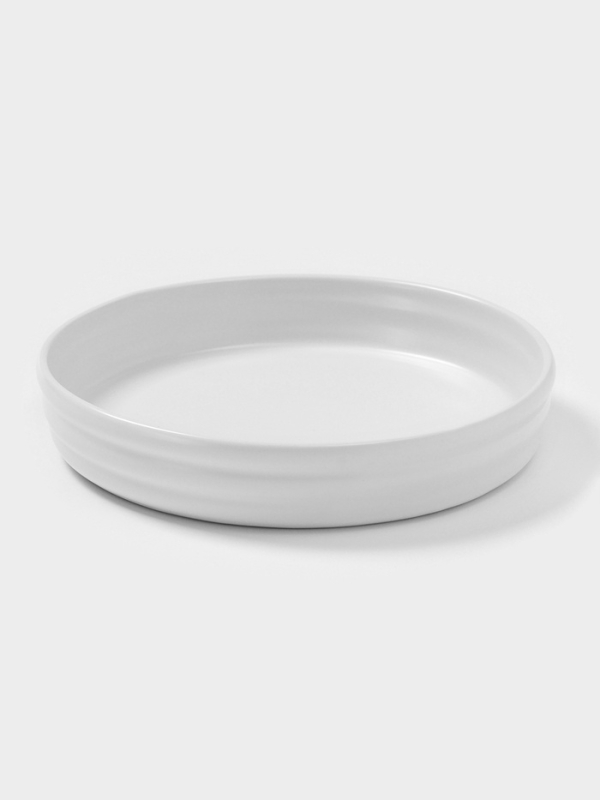 Форма для запекания Доляна &laquo;Зефир&raquo;, 1 л, d=23 см, круглая, керамика, белая