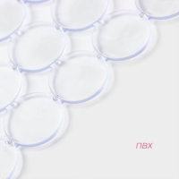 Коврик в раковину Доляна &laquo;Миро&raquo;, 27&times;31 см, прозрачный