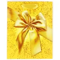 Пакет подарочный, упаковка, &laquo;Бант&raquo;, частичный лак, S 12 х 15 х 5.5 см