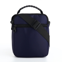 Сумка мужская на молниях, 3 наружных кармана, цвет синий Сумка мужская на молниях, 3 наружных кармана, цвет синий