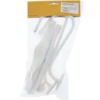 Крючок для штор CAPPIO KS040, цвет белый с золотом, набор 2 шт