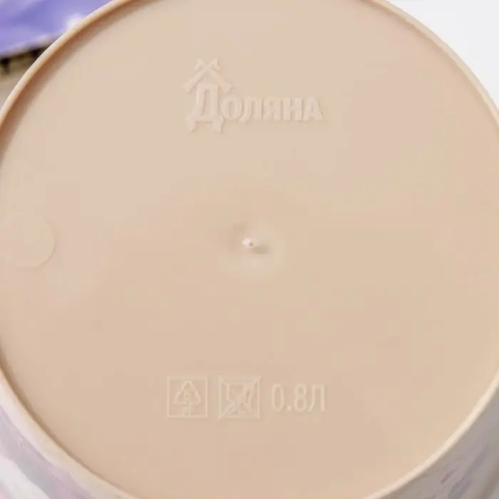 Горшок для цветов Доляна &laquo;Гранди&raquo;, 800 мл, цвет бежевый