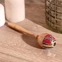 Сувенирный музыкальный инструмент "Маракас" 22,5х5х5 см МИКС цветов