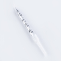 Свечи в торт "Спираль", 10 шт, средние, 5 см, металлик Свечи в торт "Спираль", 10 шт, средние, 5 см, металлик