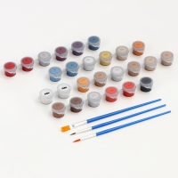 Картина по номерам на холсте с подрамником "Кот с ангелами" 40*50 см