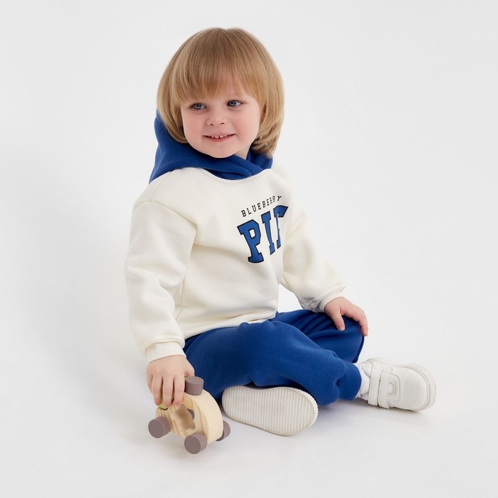 Толстовка Крошка Я Blueberry pie р. 62-68, молочный Толстовка Крошка Я Blueberry pie р. 62-68, молочный