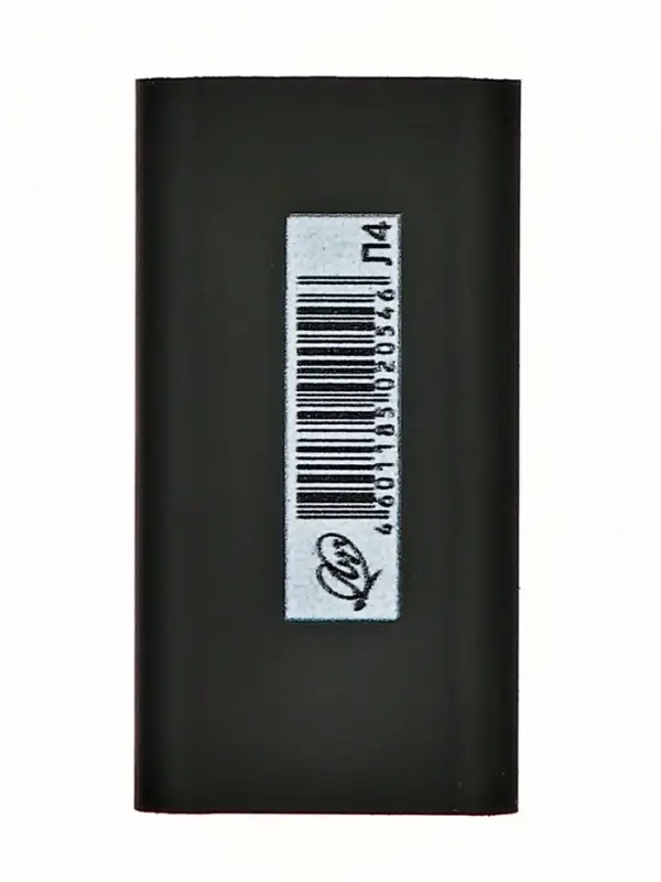 Ластик, термопластичная резина, 46&times;25&times;9 мм, черный с дизайном, МИКС