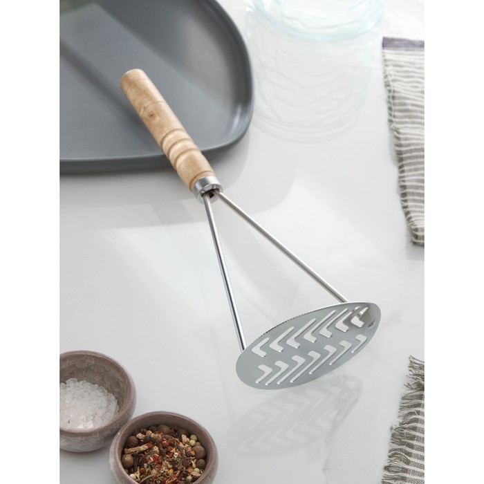 Толкушка Доляна &laquo;Деревенька&raquo;, 27,5 см