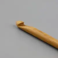 Крючок для вязания, бамбуковый, d=8 мм, 15 см