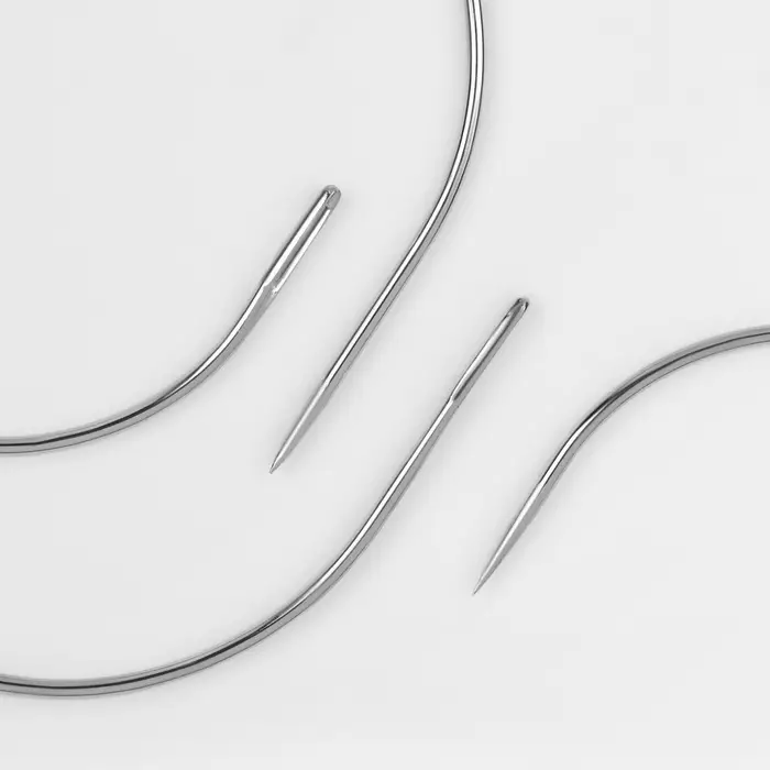 Иглы для пэчворка, d=1 мм, 5.3-6.6 см, набор 4 шт.