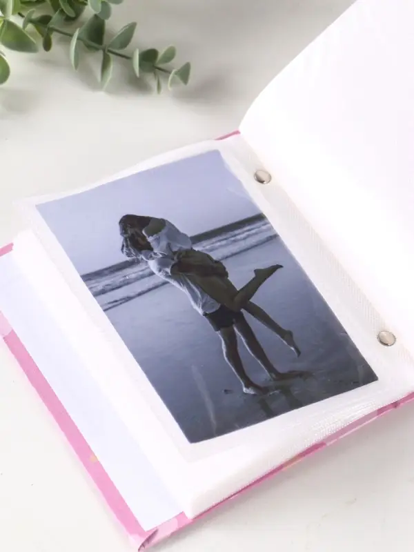 Фотоальбом 100 фото "Малышке" 10X15см, ПП карм., розовый