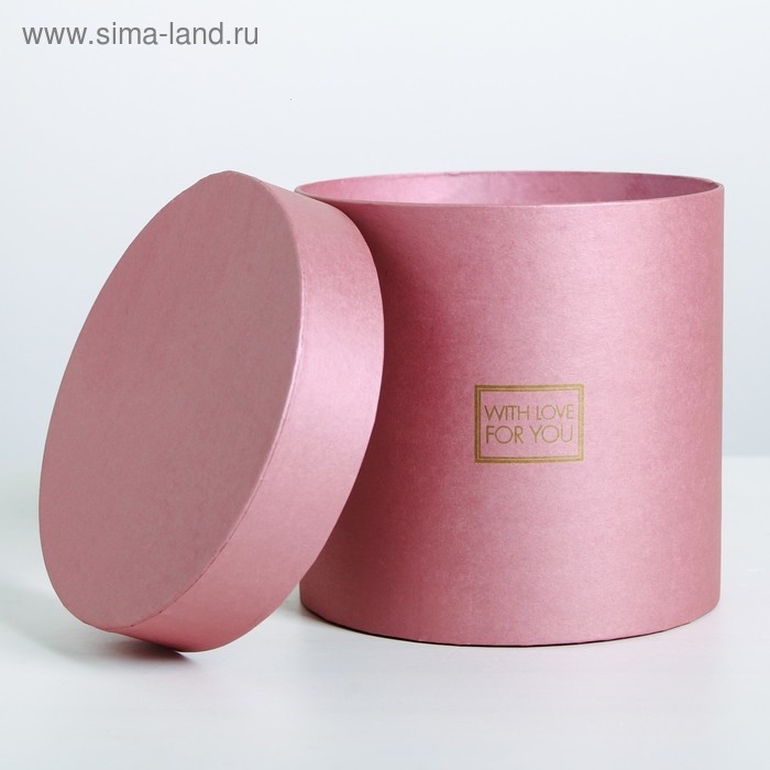 Коробка подарочная круглая, упаковка, «Пантон 06», 16 х 16 х 16 см Коробка подарочная круглая, упаковка, «Пантон 06», 16 х 16 х 16 см