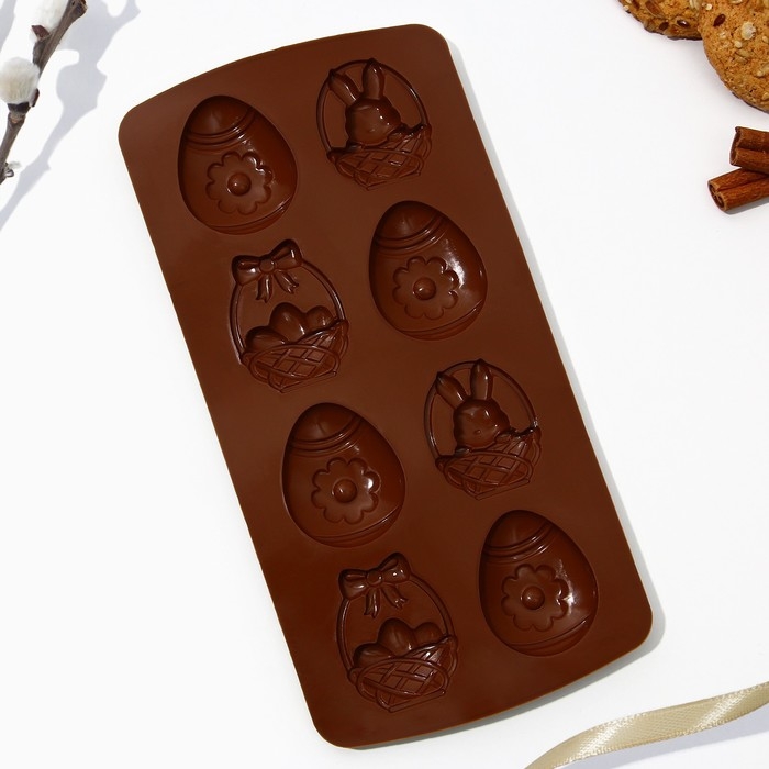 Силиконовая форма для выпечки &laquo;Со Светлой Пасхой!&raquo;, 10.6 х 20.7 см.