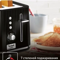 Тостер Loft 2S TT761838, черный, 850 Вт, 2 слота
