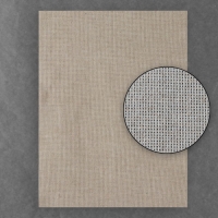 Канва для вышивания льняная, №14, 30 &times; 40 см, цвет бежевый