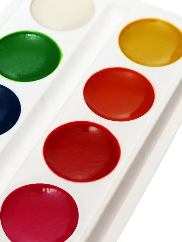 Акварель Calligrata, 12 цветов, без кисти, картон