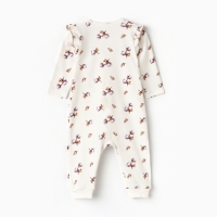 Комбинезон детский с открытыми ножками, цвет белый, рост 80