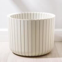 Кашпо &laquo;Шато&raquo;, 29 л, цвет белый ротанг