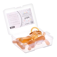 Набор прорезывателей, с держателем, силиконовый шнурок, 3 шт.